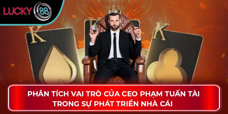 Phân tích vai trò của CEO Phạm Tuấn Tài trong sự phát triển nhà cái 